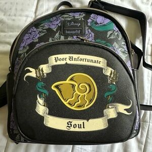 Loungefly Disney Little Mermaid Ursula Poor Unfortunate Soul Backpack NWOT